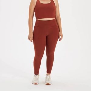 Girlfriend Collective High Rise Compressive Leggings - Sedona, size L